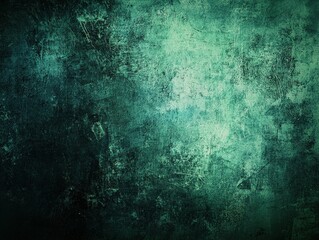 Poster - Textured Background with Deep Green Hues and Subtle Grunge Effects for Art and Design Projects