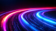 © Juanmarcos - abstract futuristic background like travelling in a black hole