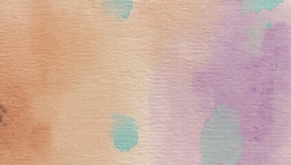 Wall Mural - soft watercolor gradient with warm pastel tones, hand-painted texture, artistic and elegant