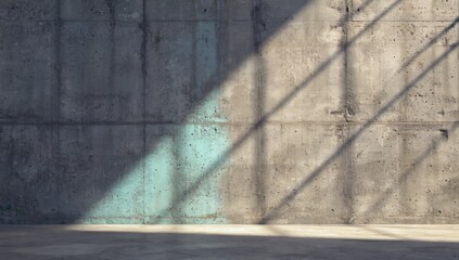 Wall Mural - dark concrete wall texture with soft lighting, industrial and minimalistic, high-resolution