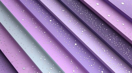 Poster - Colorful layers of purple and blue with water droplets, creating a textured visual effect