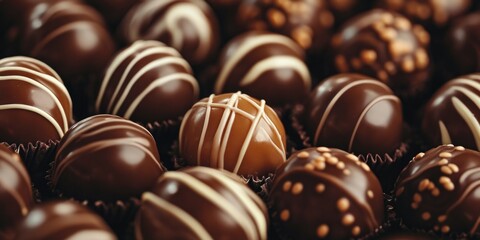 Canvas Print - Decadent Chocolate Truffles