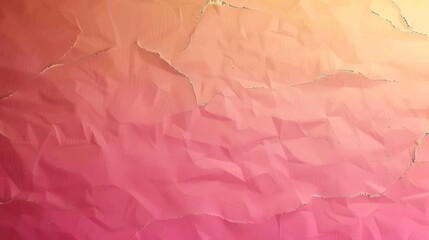 Aufkleber - Abstract gradient background with crumpled texture in warm pink and orange hues