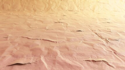 Poster - Textured surface resembling crumpled paper with soft lighting, ideal for backgrounds or abstract designs