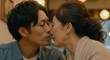 © gn8 - Tender moment between asian mature woman and young adult man in intimate setting