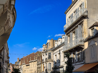 Wall Mural - Journey to Auxerre: Exploring the Enchanting Streets of the Old Village