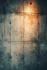 Naklejka na meble Textured Concrete Wall With Light Illumination