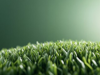 Poster - Eco-Chic Fresh Grass Blade with Dew Drops - Nature-Inspired Visuals for Sustainable Marketing and Green Branding