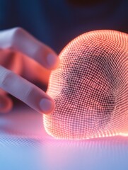 Aufkleber - holographic design aesthetics futuristic custom object with handmade texture for tech-savvy creative