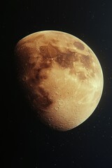 Wall Mural - Moon Close-Up, Space Photograph