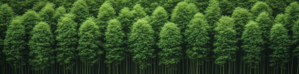 Aufkleber - Biophilic Design Focused Tranquil Panda Resting in Bamboo Forest - Sustainable Tourism Imagery and Conservation Messaging for Eco-Conscious Marketing Strategy