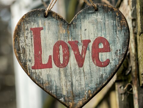 Love Sign: Straightforward, focusing on the sign's message.
