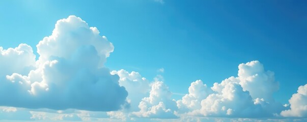 cloudy sky with green checkmark on blue background, sky, colorful