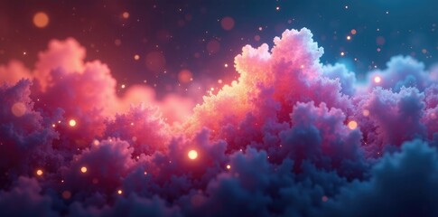 shimmering wisps of vapor suspended in air with colorful diffraction, haze, diffraction, atmospheric