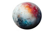 © Logo Killers - Icy celestial body, red-orange hue, space background, science fiction