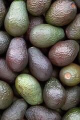 Wall Mural - ripe avocado close up