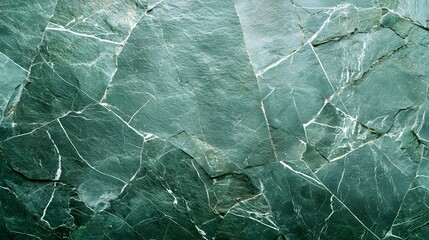 Poster - Elegant and Minimalist Green Marble Texture Background with Intricate Patterns and Natural Fractal Design for Premium Imagery and High End Graphic Design