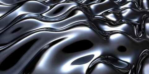 Wall Mural - eye-catching backdrop featuring glossy metallic textures for web designs.
