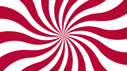 Poster - Abstract background with Classic vintage sun rays pattern. Red swirling pattern background with Vortex starburst spiral twirl strips. Comic design element. Vintage beam sunburst texture. 