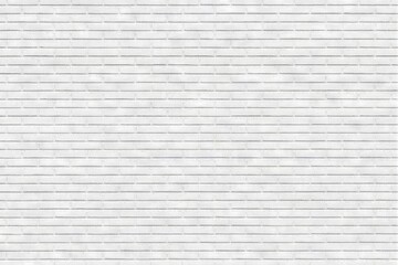 Poster - White brick wall background with light texture and clean pattern.