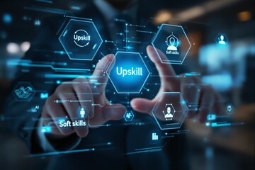 Aufkleber - Digital interface with 