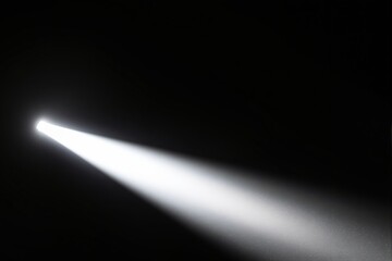 Poster - Abstract beam of light in dark background.