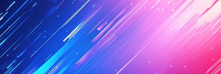 Blue background with diagonal lines, representing speed and technology The concept symbolizes a fast internet connection and futuristic tech products Generative AI