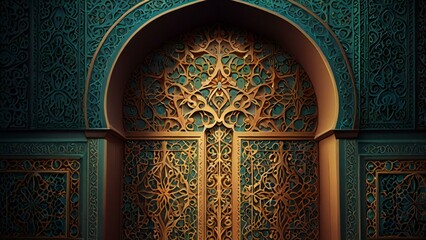 Wall Mural - detail of a mosque