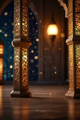 Wall Mural - mosque in the night