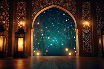 Wall Mural - mosque in the morning