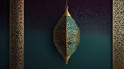 Wall Mural - arabic islamic calligraphy ornament