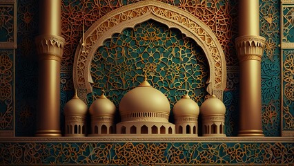 Wall Mural - detail of a mosque