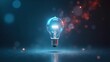 © ZUHRI - Technology light bulb in the dark