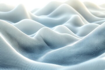 Aufkleber - Abstract representation of soft waves in light colors with a calming atmosphere showcasing texture and depth