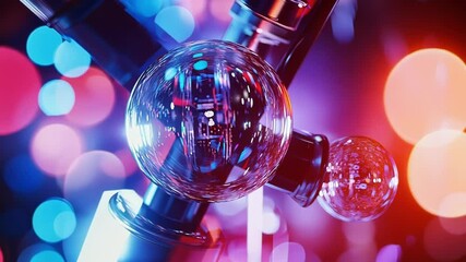 Poster - a macro view of an advanced robotic manipulators sensors capturing the intricacies of its pinhole ca