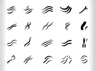 Fototapete - A simple line drawing of an ink pen writing on paper, with three dots representing the number. The white background is isolated and minimalistic, creating clean lines for easy manipulation in grap