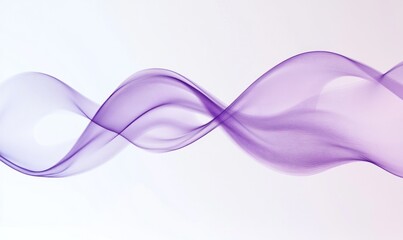 Poster - Abstract purple flowing wave background.