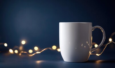 Poster - Concept of warmth and comfort, as the cup is a common symbol of relaxation