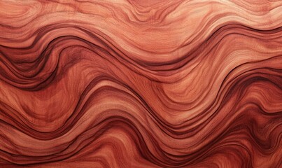 Wall Mural - A piece of wood with a wavy pattern