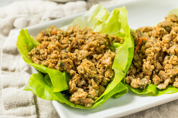 Wall Mural - Healthy Asian Chicken Lettuce Wraps