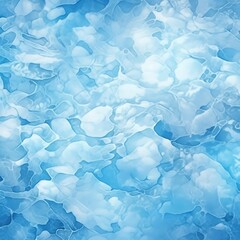 Poster - Abstract blue watercolor background with cracks and stains. Vector illustration, winter ice