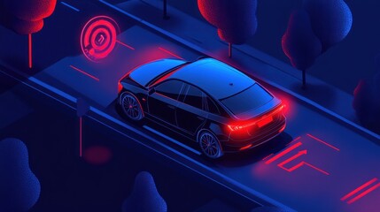 Poster - Autonomous Vehicle Navigating Night Road Using Smart Technology