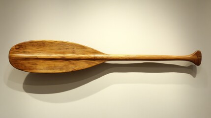 Poster - Handcrafted Wooden Paddle Wall Art Display