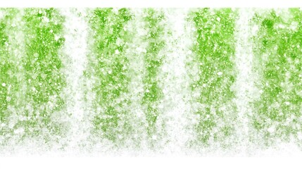 Poster - watercolor artwork blending green and white hues, generating soft abstract texture with artistic lay