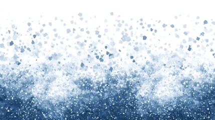 Poster - abstract blue watercolor splash creating a beautiful artistic background, perfect for various design
