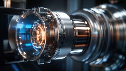Poster - Futuristic Mechanical Device Internal Gear System