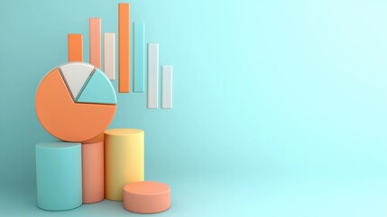 Poster - Colorful Abstract Infographic Elements for Data Analysis and Presentation
