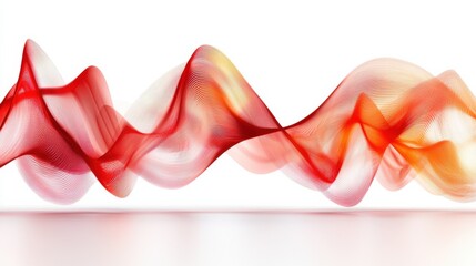 Poster - Vibrant Abstract Fluid Waves Flowing in Harmonious Curves and Gradients