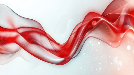 Poster - Mesmerizing Swirls of Crimson and Pink Creating a Captivating Digital Art Masterpiece