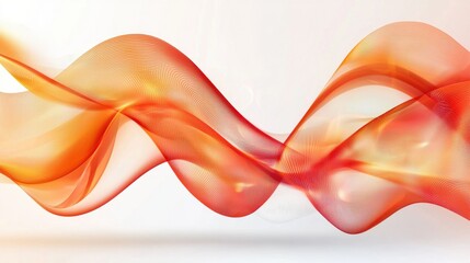 Poster - vibrant and mesmerizing digital art abstract wave background